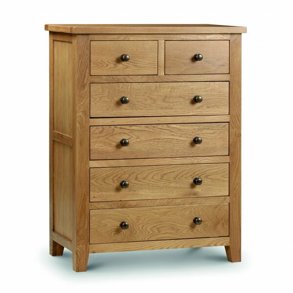 Birch Standard 75 Cm 115 Cm Oak Chest Of Drawers You Ll Love   Oak Chest Of Drawers 